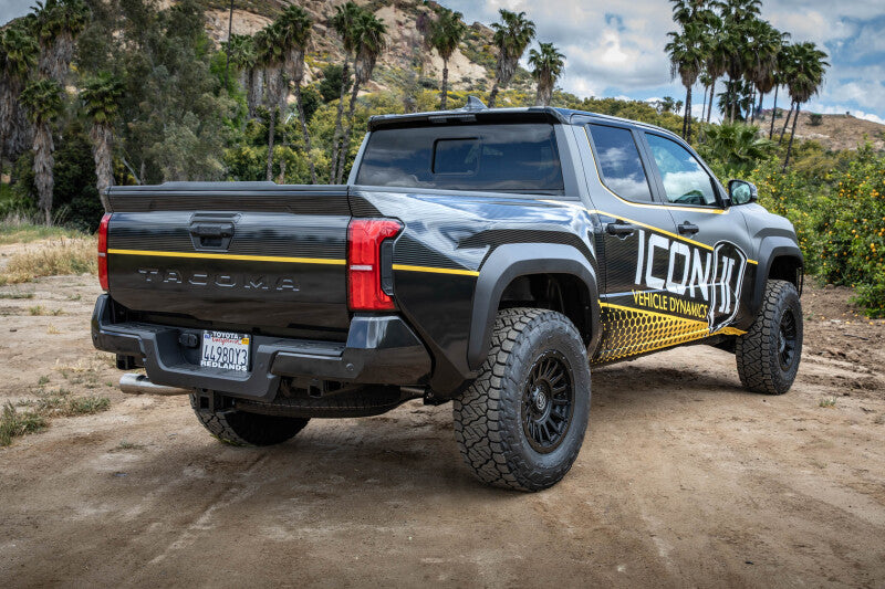 Icon 2024+ Toyota Tacoma 1.25-3in Stage 3 Suspension System w/ Billet Overland Rear Coils