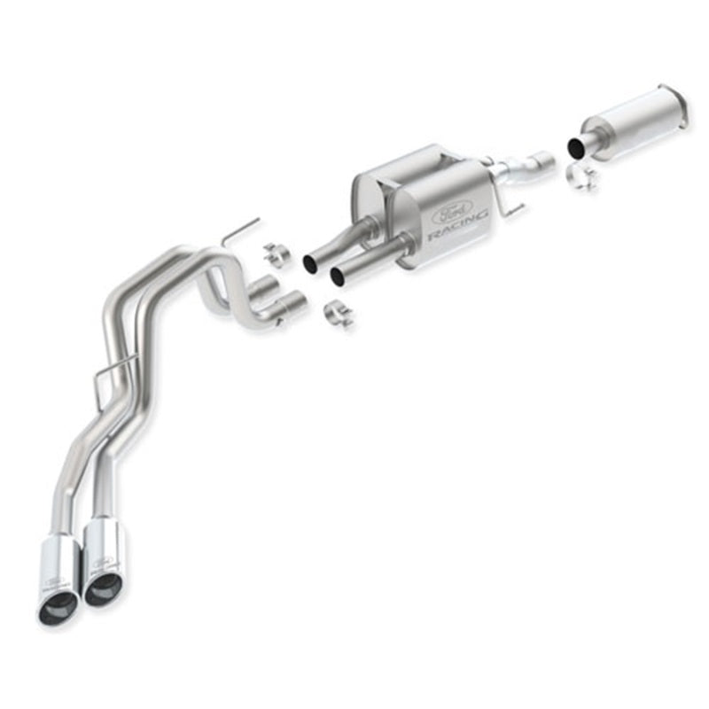 Ford Racing for 2011-2014 F-150 SVT Raptor 6.2L Cat-Back Touring Exhaust System 145-inch WB