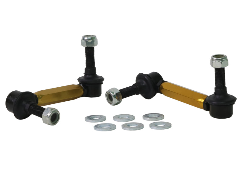 Whiteline KLC220 Front Adjustable Heavy Duty Sway Bar Link Kit for 2003-2023 Toyota 4Runner, 2010-2023 Lexus GX460, 2015-2026 Toyota Tacoma and More