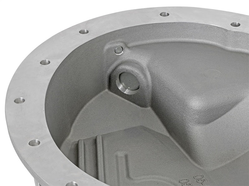 aFe Front Differential Cover (Raw; Street Series); Dodge Diesel Trucks 03-12 L6-5.9/6.7L (td) - #46-70040