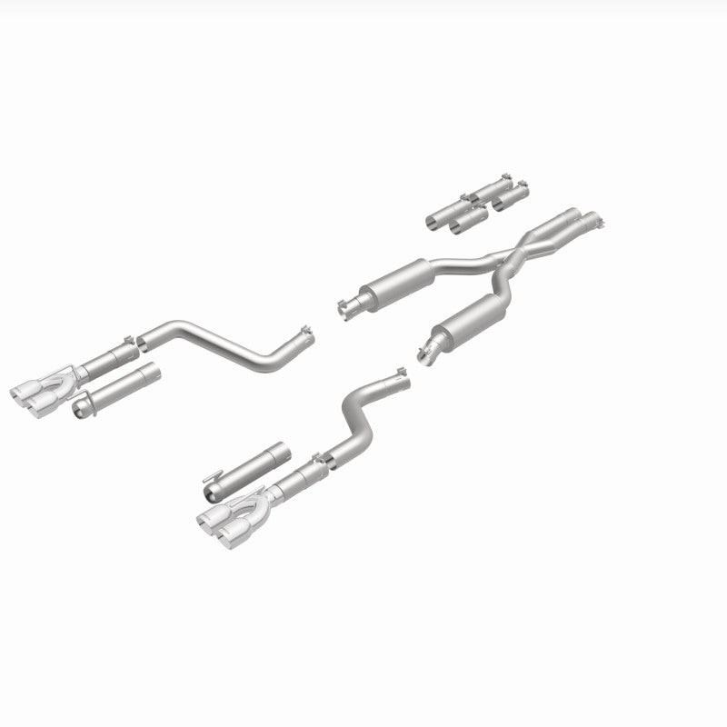 MagnaFlow 19367 2017+ Dodge Challenger 409 SS Polished 3in Quad Tips Cat-Back Exhaust - #19367