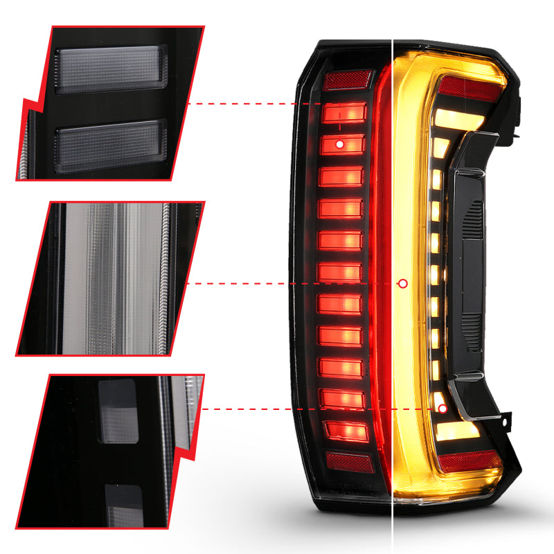 ANZO 2022-2026 Toyota Tundra LED Taillights