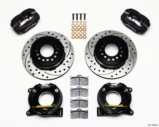 Wilwood Forged Dynalite P/S Park Brake Kit Drilled Chevy C-10 2.42 Offset 5-lug - #140-10094-D