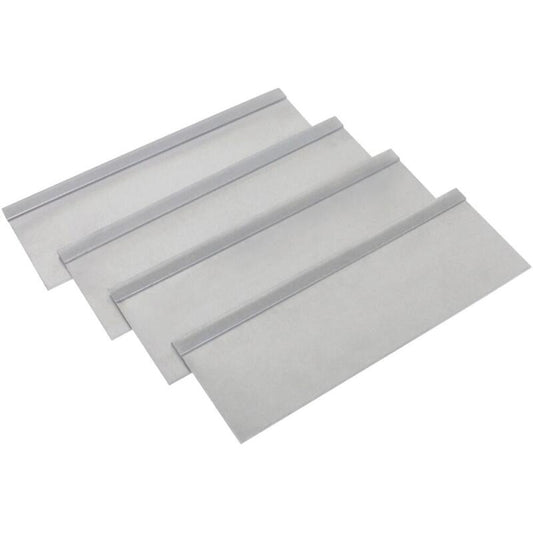 Westin 80-TR11 Brute 9 in x 15 in tray with 4 Silver Aluminum Dividers Yellow