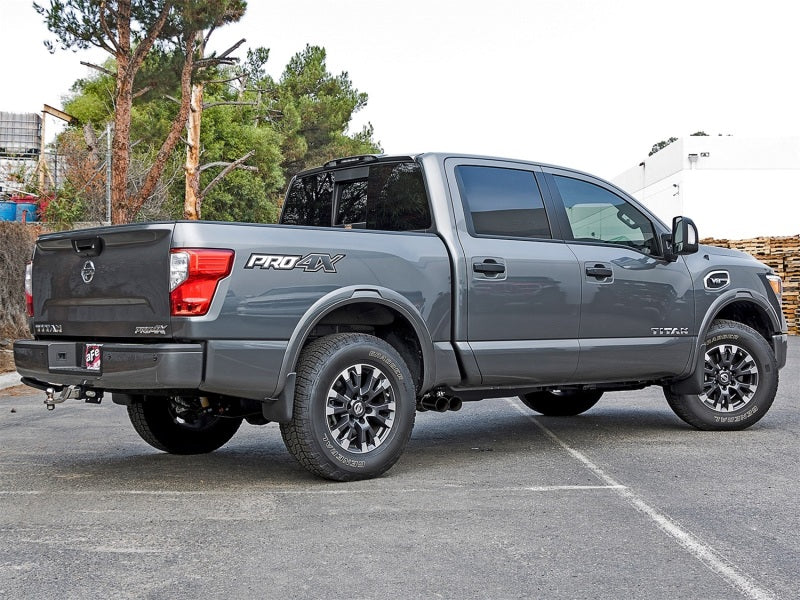 aFe POWER Rebel Series 2-1/2in 409 SS Cat Back Exhaust w/ Black Tips 16-17 Nissan Titan V8 5.6L - #49-46126-B