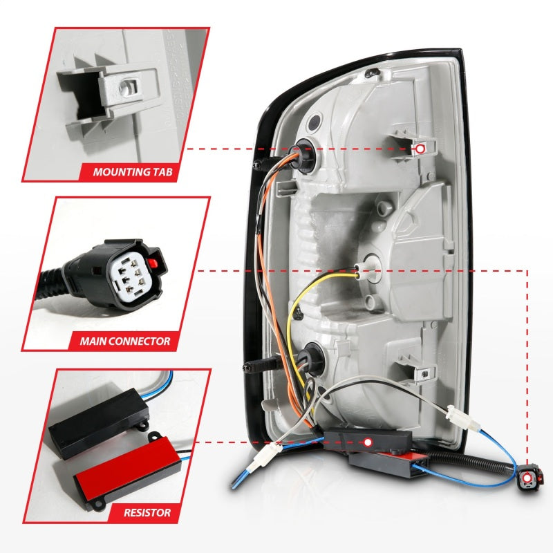 ANZO 2015-2022 Chevrolet Colorado LED Taillights - Clear Lens