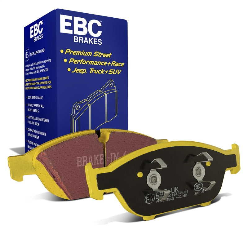 EBC 12+ Audi A6 Quattro 3.0 Supercharged Yellowstuff Front Brake Pads DP42086R