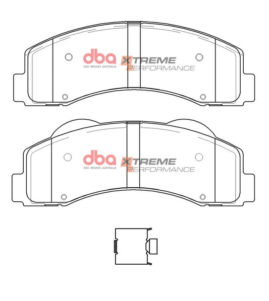 DBA 10-20 Ford Expedition Front XP Performance Brake Pads