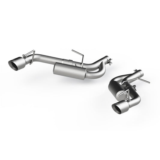 MBRP Camaro 2.5in Alum Non NPP Axle Back Exhaust - 4in Dual-Wall Tips