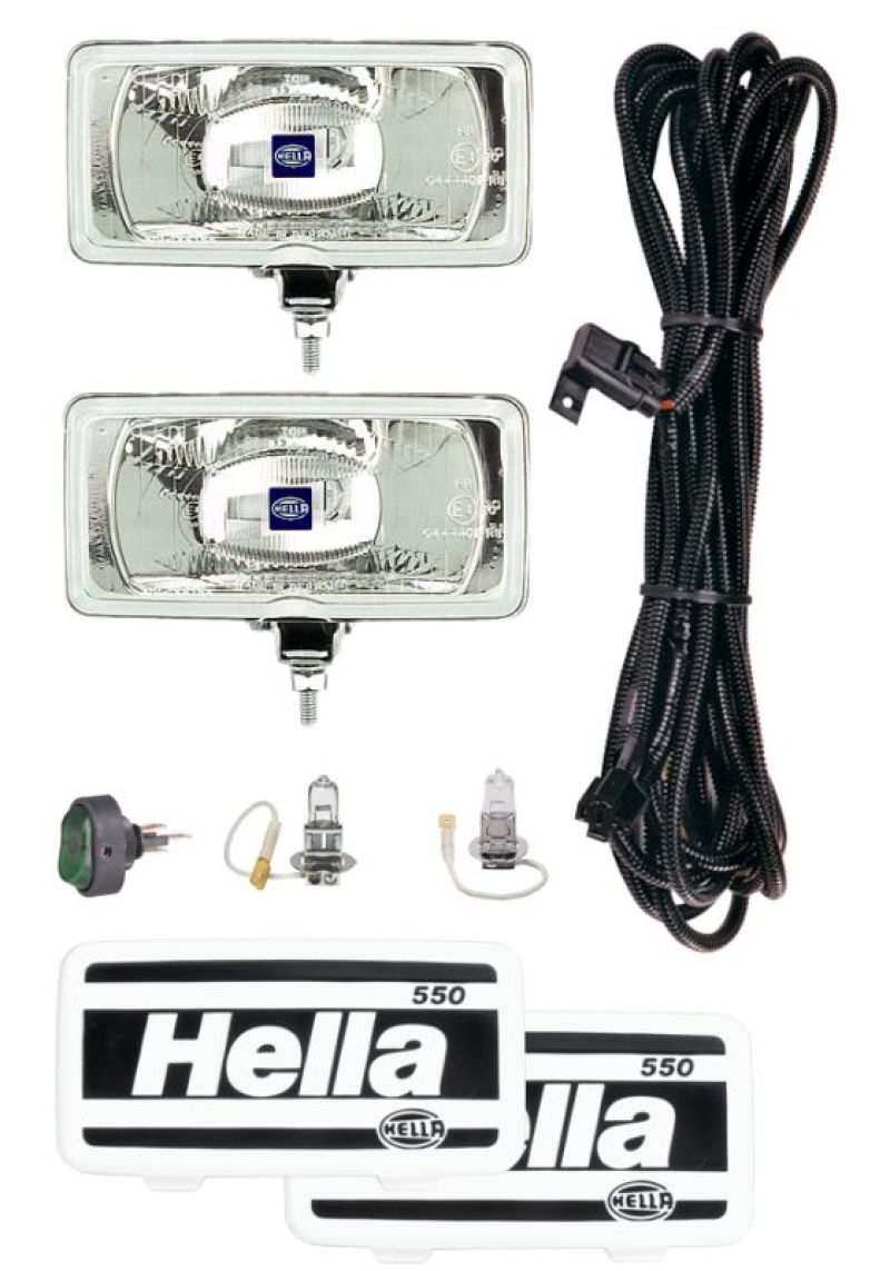 HELLA 005700691 550 Series 12V/55W Halogen Driving Lamp Kit