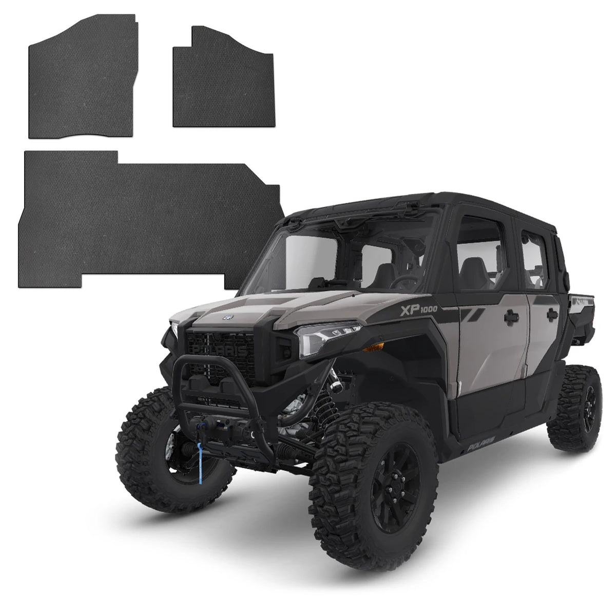 DEI for 2024-2026 Polaris Xpedition ADV5/XP5 4-Door Floor Mat Set - 3 Piece