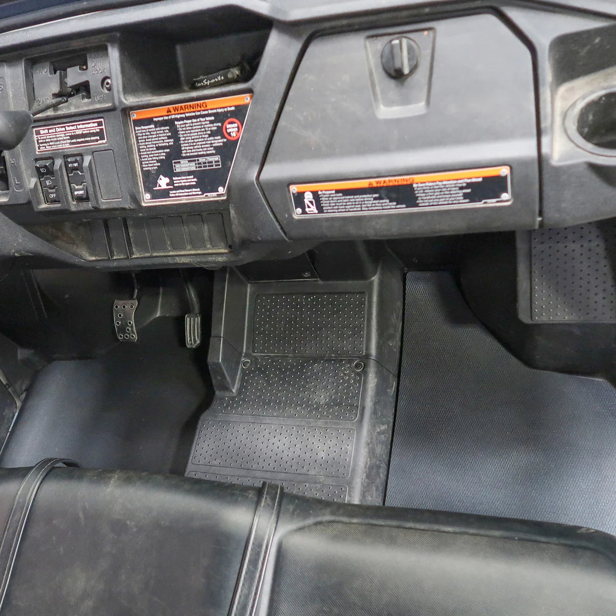 DEI for 2022-2025 Honda Pioneer 1000-3 Front Floor Mats (Set of 2)