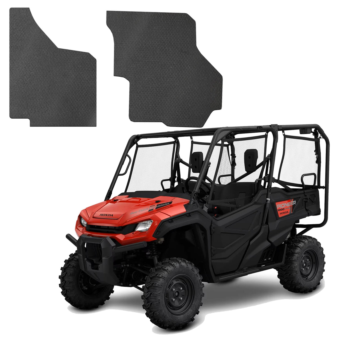 DEI for 2022-2025 Honda Pioneer 1000-3 Front Floor Mats (Set of 2)