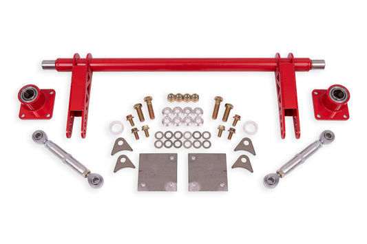 BMR 1979-2004 Ford Mustang 1.375in Rear Weld-on Anti-roll Bar Kit Hollow - Red