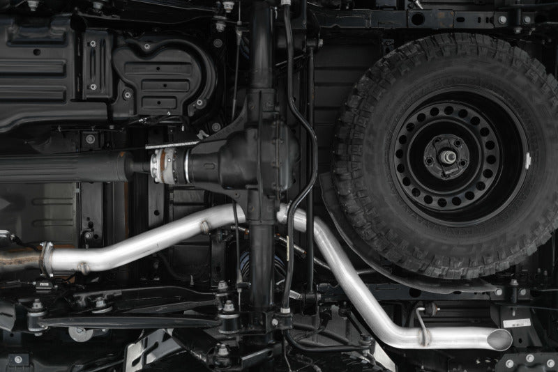 MBRP S6502409 2021+ JEEP Gladiator JT 3.0L EcoDiesel XP Series T304SS 3in Filter Back w/ Rear Turn Down - #S6502409