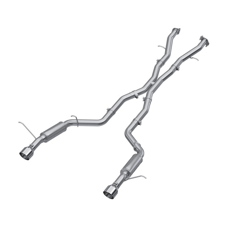 MBRP S5105AL 18-23 Dodge Durango SRT 6.4L Armor Lite AL Steel 3in Cat Back Exhaust Dual Rear Exit w/ SS Tips - #S5105AL