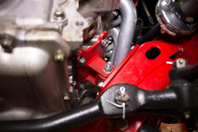UMI Performance 4008-R LSX Motor Mounts Red for 1968-1972 GM A-Body