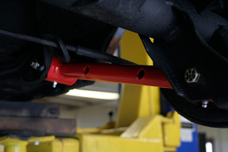 UMI Performance 501518-R Upper and Lower Control Arm Kit Red for 1975 GM H-Body