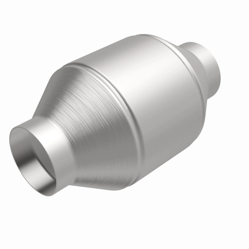 MagnaFlow 51656 Univ Cat Conv 2.5in Inlet/Outlet Center/Center Round 3in Body L x 5in W x 8.75in Overall L - #51656