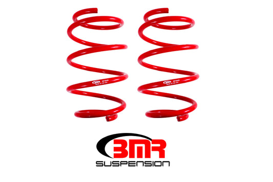 BMR 2016-2024 6th Gen Camaro Front Performance Version Lowering Springs - Red