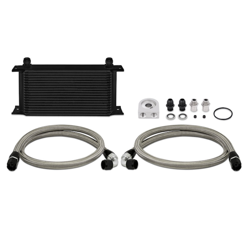 Mishimoto Universal 19 Row Oil Cooler Kit - Black - #MMOC-ULBK