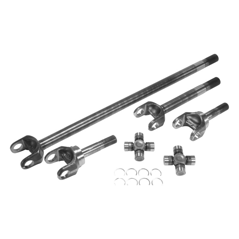 Yukon Gear & Axle YA W26034 Chromoly Front Axle Kit for Dana 60 (Inner/Outer Both Sides + 1480 U-Joints)