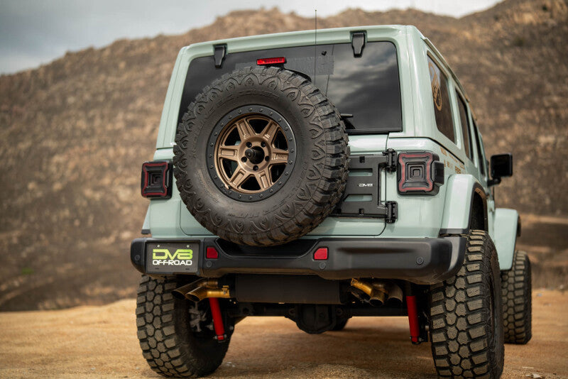 DV8 Offroad 18-25 Jeep Wrangler JL Spare Tire Carrier - #TCJL-15