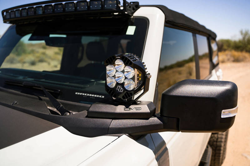 DV8 21-22 Ford Bronco A-Pillar Pod Light Mounts - #LBBR-02