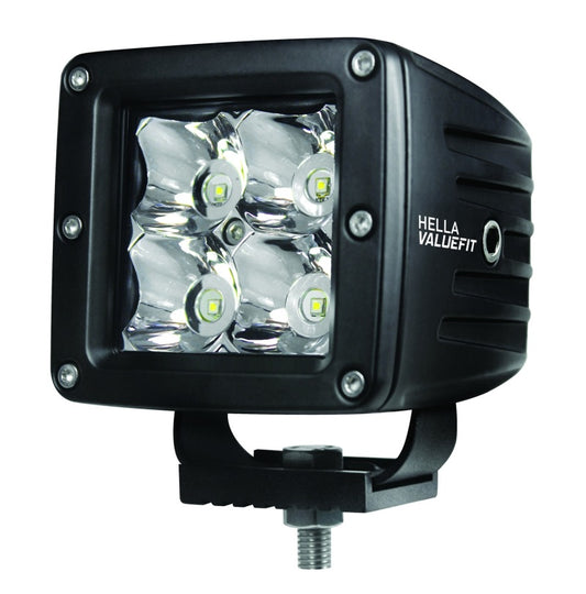 HELLA 357204821 ValueFit Cube 4 LED Off Road Kit 3.1in 2x12W