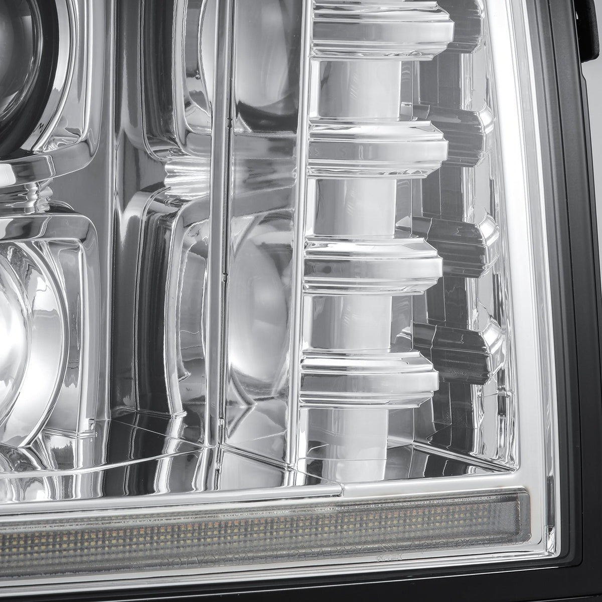 AlphaRex 880379 Projector Headlights, Chrome with Activation Light, Sequential Signal