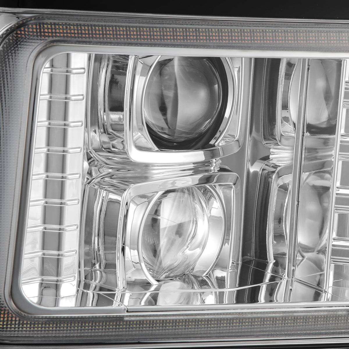 AlphaRex 880379 Projector Headlights, Chrome with Activation Light, Sequential Signal