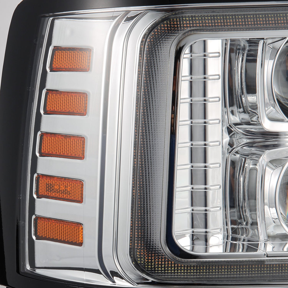 AlphaRex 880379 Projector Headlights, Chrome with Activation Light, Sequential Signal