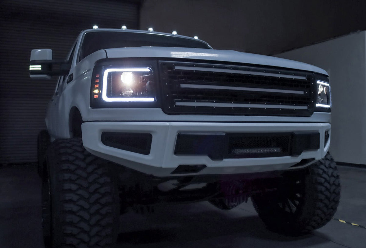 AlphaRex 880379 Projector Headlights, Chrome with Activation Light, Sequential Signal
