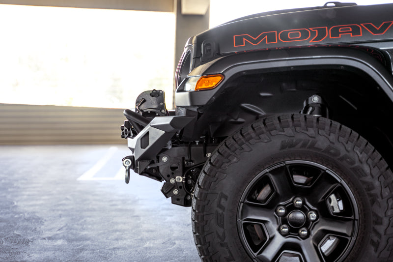 DV8 Offroad 07-18 Jeep Wrangler JK / 18-23 Wrangler JL / 20-23 Gladiator JT MTO Series Front Bumper - #FBJL-12