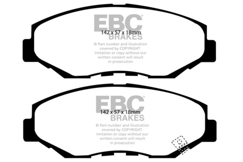 EBC 13-15 Acura ILX 1.5 Hybrid Ultimax2 Front Brake Pads UD914