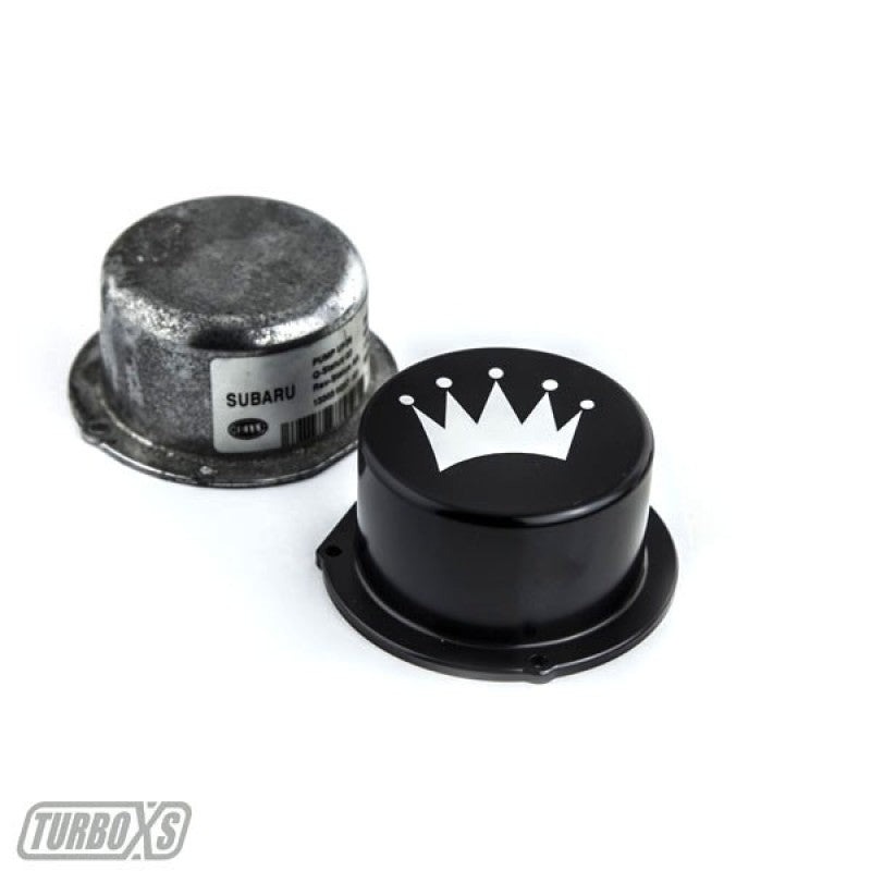 Turbo XS 15-21 Subaru WRX Billet Aluminum Vacuum Pump Cover - Black