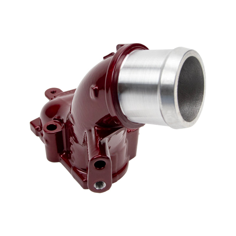 Wehrli Custom Fabrication WCF100188-RED Thermostat Housing WCFab Red for 2017-2026 Chevrolet Silverado / GMC Sierra 2500 HD / 3500 HD 6.6L L5P Duramax