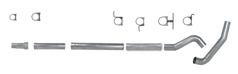 Diamond Eye K5316A-RP 5in Cat-Back Exhaust Muffler Replacement Pipe - 1994-1997 Ford F-250/F-350 | Aluminized
