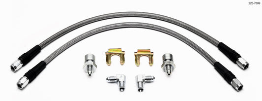 Wilwood Flexline Kit 55-57 Chevy w/ Forged Dynalite Front Caliper - #220-7699