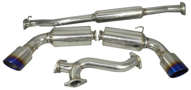 Injen 13-20 Subaru BRZ/Toyota 86 2.0L 4cyl SS CB Exhaust w/ Dual Injen Embossed Muffler - #SES1230TT
