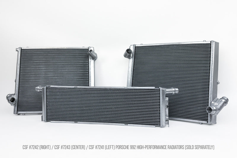 CSF 7242 HP Right Alum Radiator for 2019+ 992.1/992.2 Porsche 911