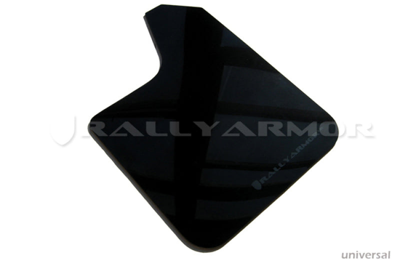 Rally Armor UR Mud Flaps - Universal - Black/Red Logo - #MF12-UR-BLK/RD