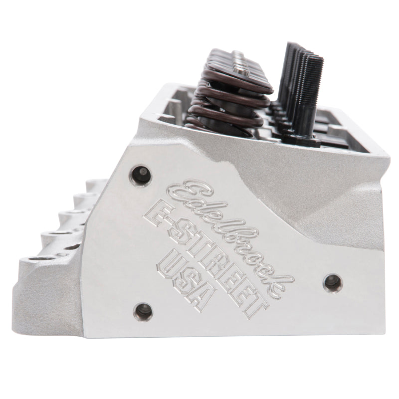 Edelbrock 5023 Cylinder Heads E-Street Sb-Ford with 1.90 in Intake Valves Complete Packaged In Pairs