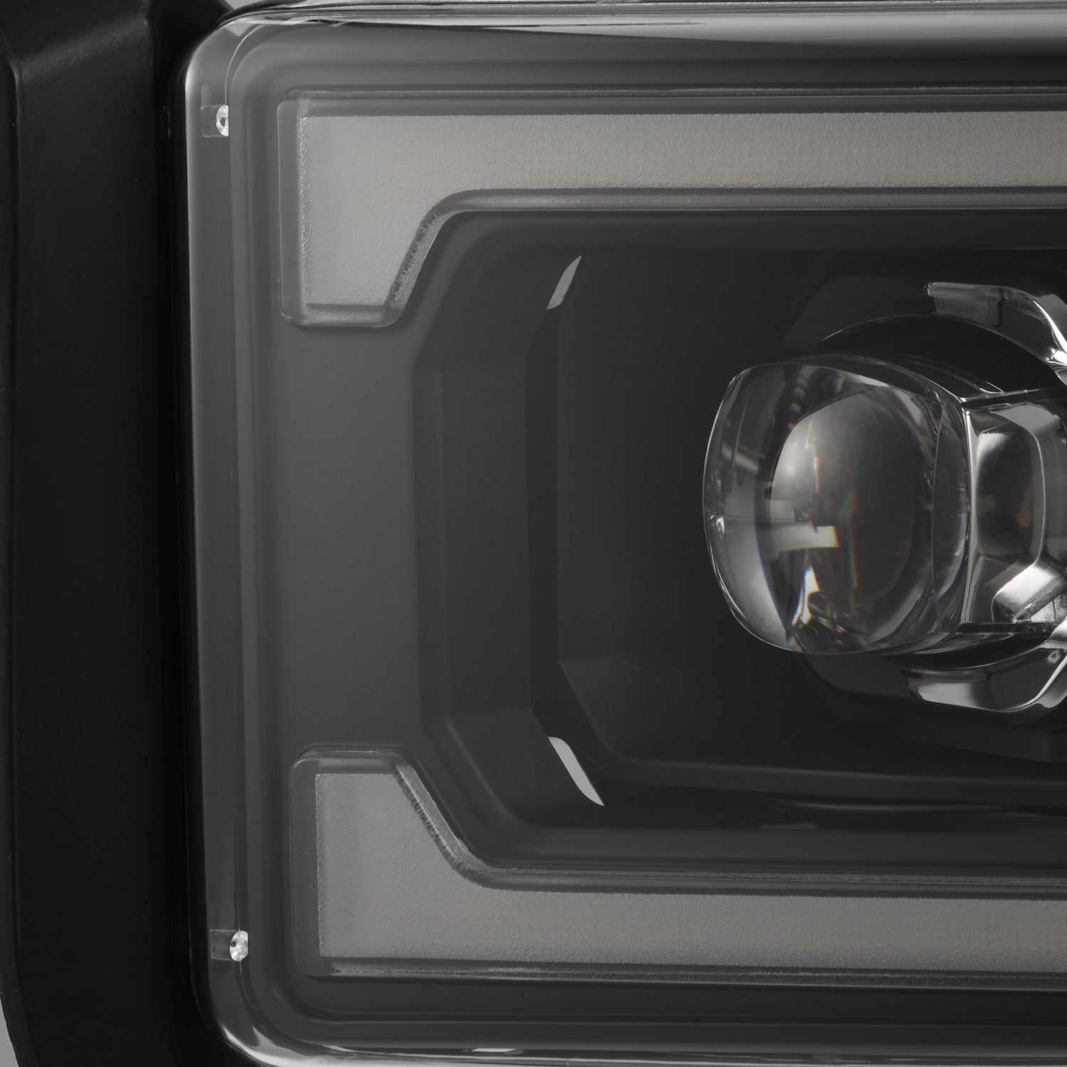 AlphaRex 880350 Dodge 94-01 RAM 1500 NOVA LED Projector Headlights Black w/Activation Light/Sequential Signal/Switchback DRL