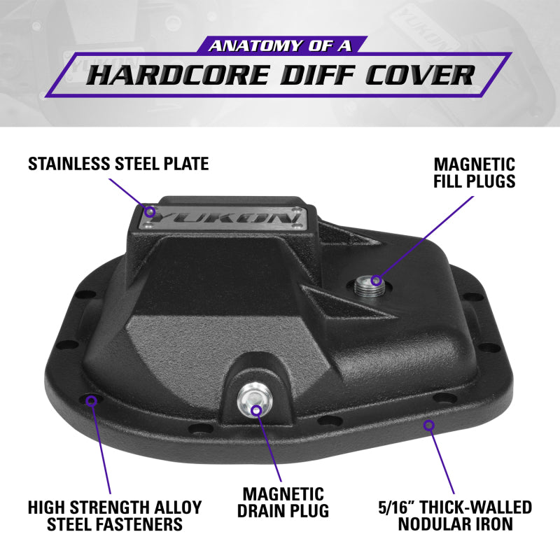 Yukon Gear & Axle YHCC-F10.5 for 1997-2017 Ford E150 9.75in Rear Differentials Hardcore Cover