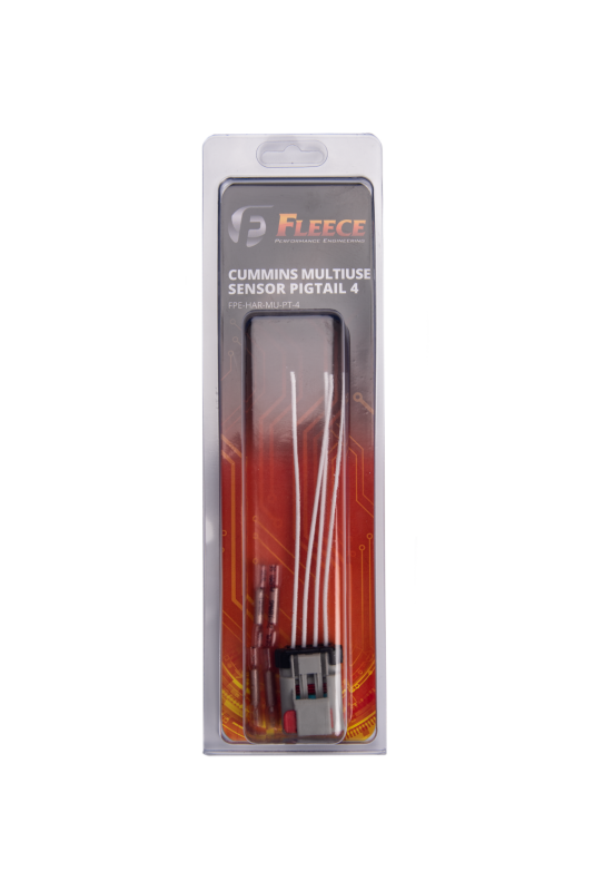 Fleece Performance FPE-HAR-MU-PT-4 for 95-20 Dodge 2500/3500 Cummins 6in Multiuse Sensor Pigtail 4