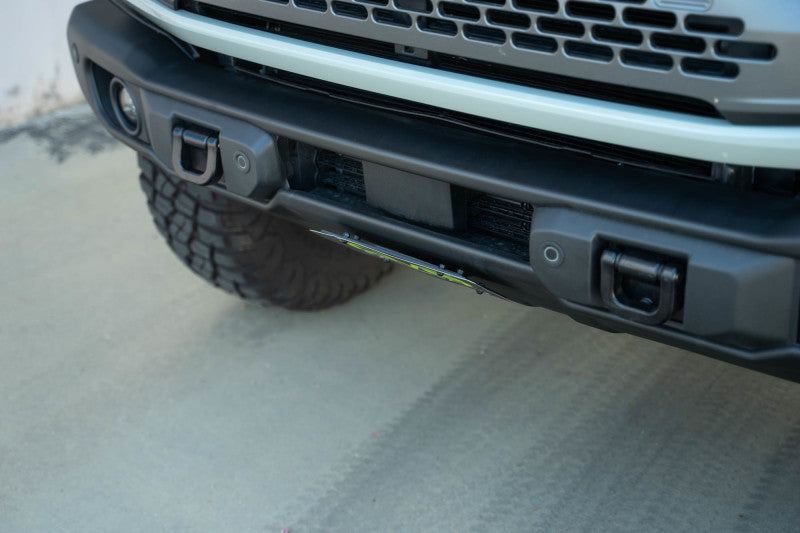 DV8 Offroad 2021 Ford Bronco Capable Bumper Slanted Front License Plate Mount - #LPBR-05