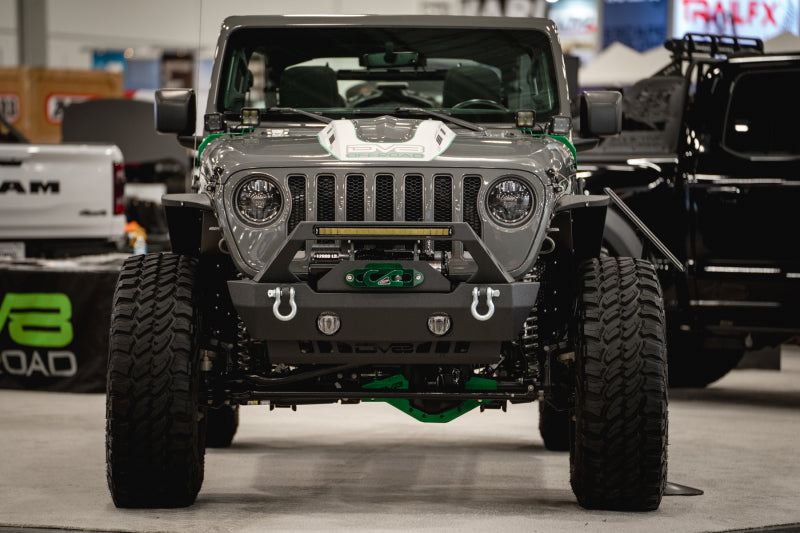 DV8 Offroad 18+ Jeep JL Heat Dispersion Hood - Primer Black - #HDMBJL-01