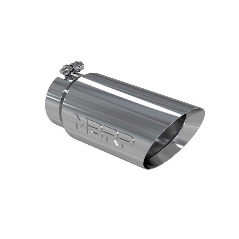 MBRP T5053 Exhaust Tip - 5" OD Dual Wall Angled 4" inlet 12" length | T304 Stainless