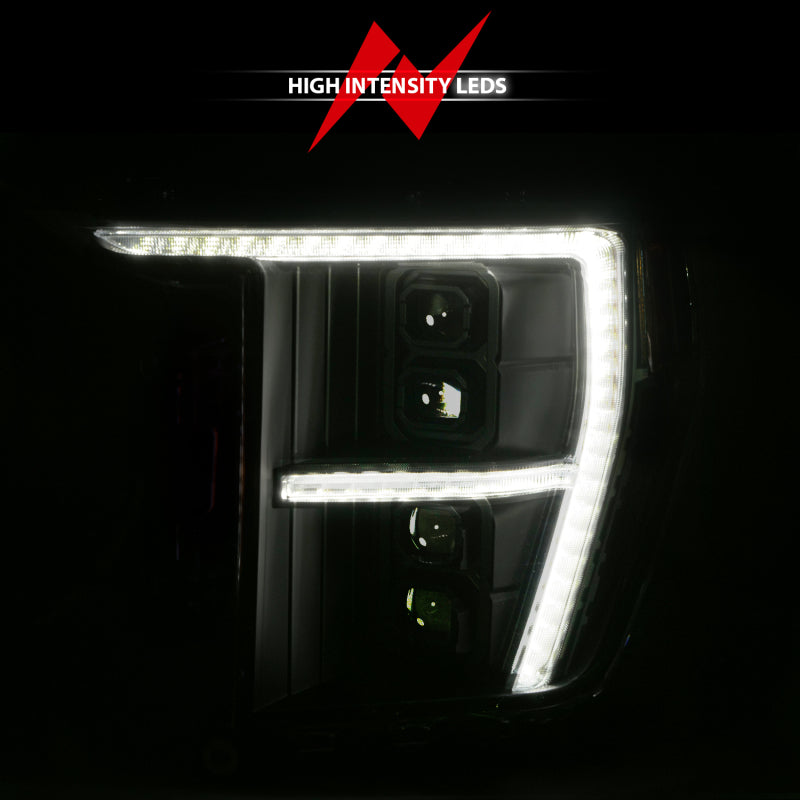 ANZO 2021-2023 Ford F-150 Z-Series LED Projector Headlights (w/Factory Halogen) - Passenger Side
